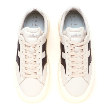 Sneaker Hogan H-stripes in pelle - 5