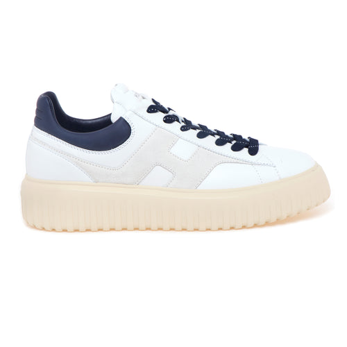 Sneaker Hogan H-Stripes in pelle e camoscio