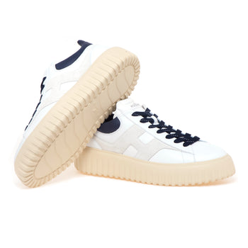 Sneaker Hogan H-Stripes in pelle e camoscio - 4