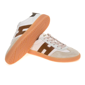 Sneaker Hogan Cool H647 in pelle grain e camoscio - 4