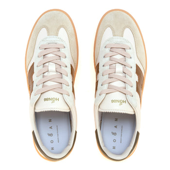 Sneaker Hogan Cool H647 in pelle grain e camoscio - 5