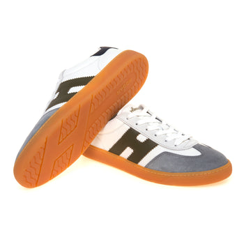 Sneaker Hogan Cool H647 in pelle grain e camoscio - 4