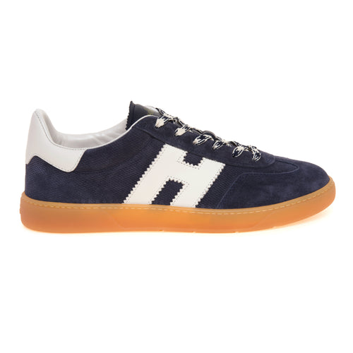 Sneaker Hogan H647 Cool in camoscio texturizzato e nappa