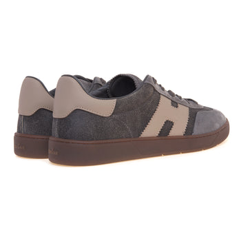 Sneaker Hogan Cool in pelle vintage e camoscio - 3
