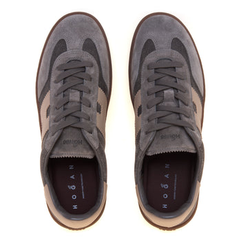 Sneaker Hogan Cool in pelle vintage e camoscio - 5