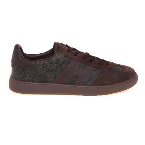 Sneaker Hogan Cool in pelle vintage e camoscio - 1