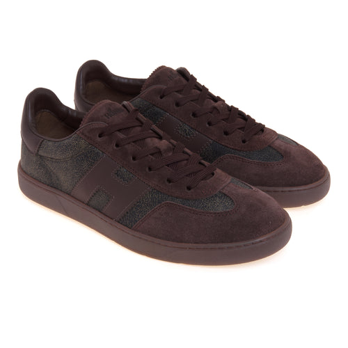 Sneaker Hogan Cool in pelle vintage e camoscio - 2