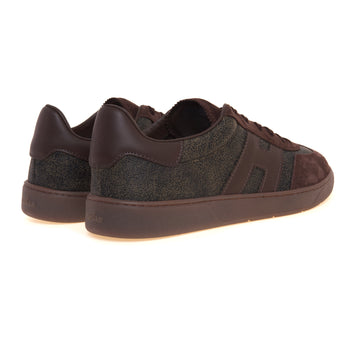 Sneaker Hogan Cool in pelle vintage e camoscio - 3