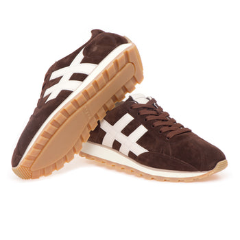 Sneaker Hogan 86er in camoscio - 4