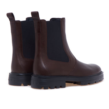 Chelsea-boot Hogan H673 in pelle con suola in gomma - 3