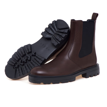 Chelsea-boot Hogan H673 in pelle con suola in gomma - 4
