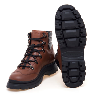 Pedula Hogan H692 in pelle spazzolata con suola in gomma - 4