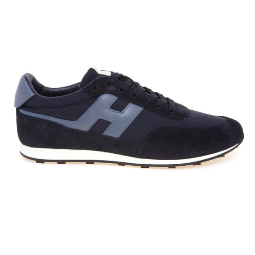 Sneaker Hogan H699 Athletic in camoscio e tessuto con inserti in pelle