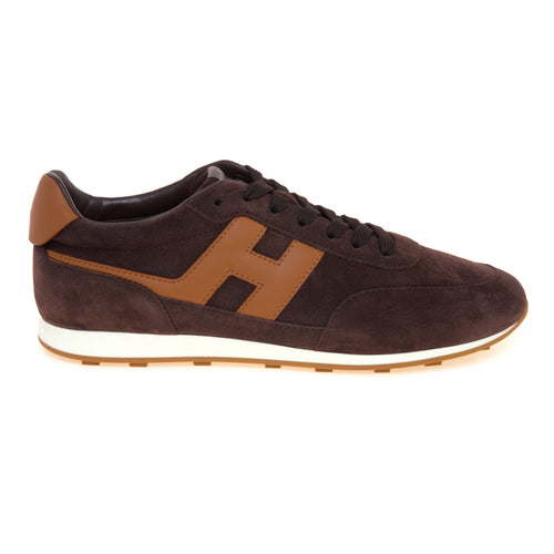 Sneaker Hogan Athletic in camoscio con inserti in pelle - 1