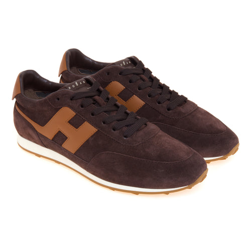 Sneaker Hogan Athletic in camoscio con inserti in pelle - 2