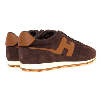 Sneaker Hogan Athletic in camoscio con inserti in pelle - 3
