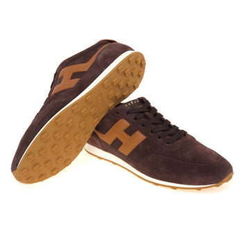 Sneaker Hogan Athletic in camoscio con inserti in pelle - 4