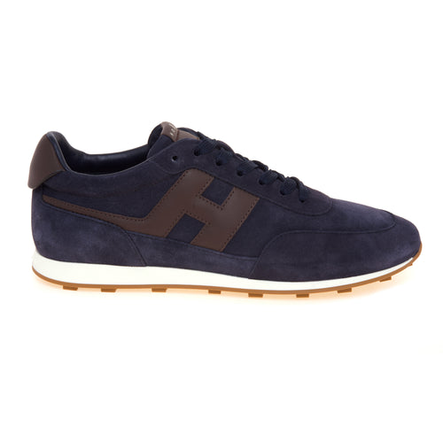 Sneaker Hogan Athletic in camoscio con inserti in pelle - 1