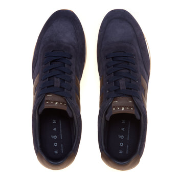 Sneaker Hogan Athletic in camoscio con inserti in pelle - 5