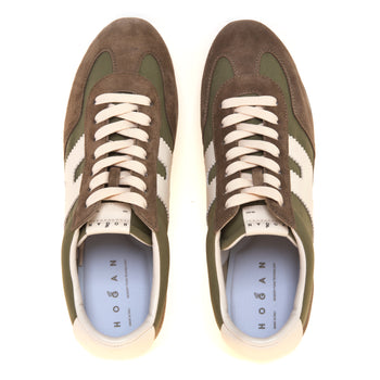 Sneaker Hogan Athletic in camoscio e tessuto - 5