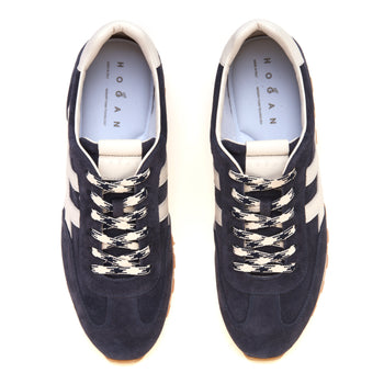 Sneaker Hogan H701 in camoscio e pelle - 5