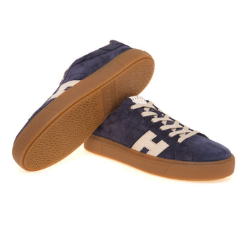 Sneaker Hogan Crosswind in camoscio - 4