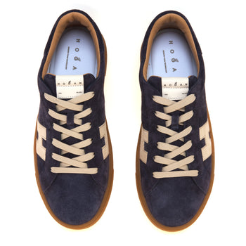 Sneaker Hogan Crosswind in camoscio - 5