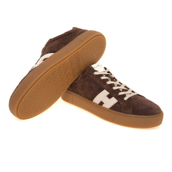 Sneaker Hogan Crosswind in camoscio - 4