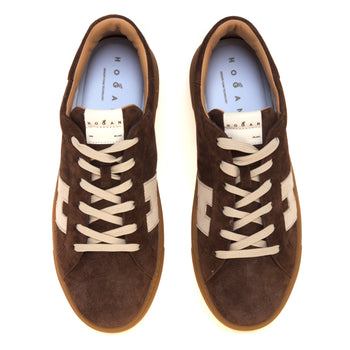 Sneaker Hogan Crosswind in camoscio - 5
