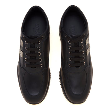 Sneaker Hogan Interactive in pelle con "H" strass - 5