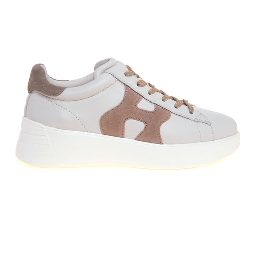 Sneaker Hogan Rebel H562 in pelle con inserti in camoscio - 1