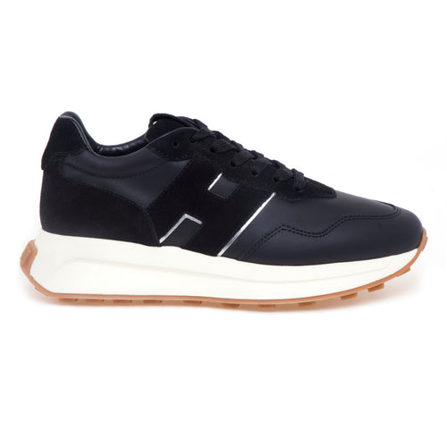 Sneaker Hogan H641 in pelle e camoscio