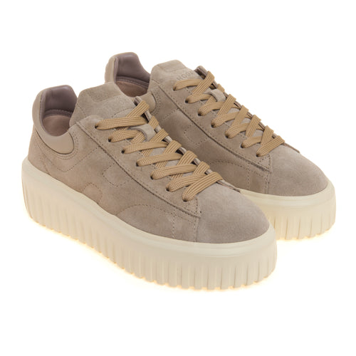 Sneaker Hogan H-Stripes in camoscio - 2