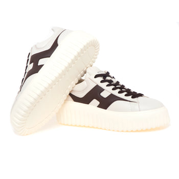 Sneaker Hogan H-stripes in pelle - 4