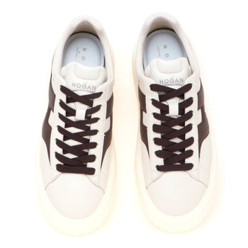 Sneaker Hogan H-stripes in pelle - 5