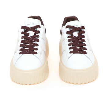 Sneaker Hogan H-stripes in pelle e camoscio - 5