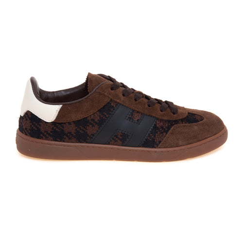 Sneaker Hogan Cool H647 in tessuto pied poule e camoscio - 1