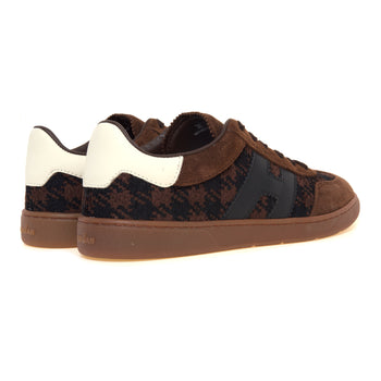 Sneaker Hogan Cool H647 in tessuto pied poule e camoscio - 3
