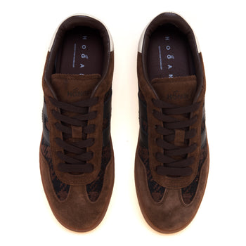 Sneaker Hogan Cool H647 in tessuto pied poule e camoscio - 5