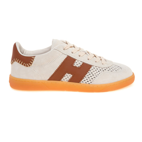 Sneaker Hogan Cool H647 in camoscio forato e pelle