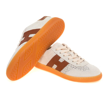 Sneaker Hogan Cool H647 in camoscio forato e pelle - 4
