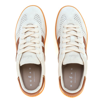 Sneaker Hogan Cool H647 in camoscio forato e pelle - 5