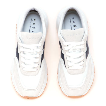 Sneaker Hogan Hi-Fi in camoscio e pelle - 5