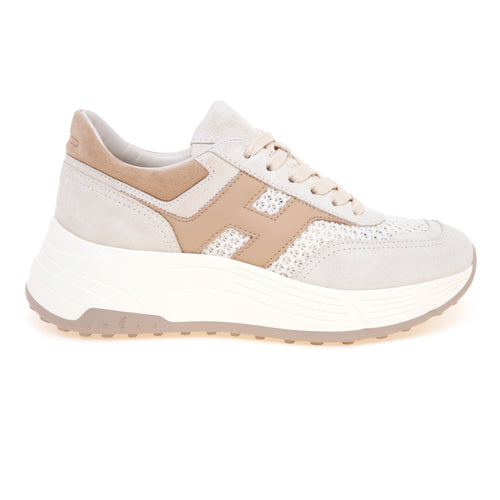 Sneaker Hogan Hyperlight in camoscio e tessuto retinato 3D