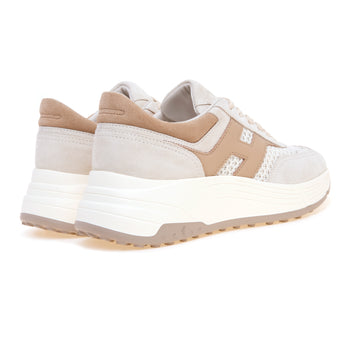 Sneaker Hogan Hyperlight in camoscio e tessuto retinato 3D - 3