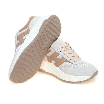 Sneaker Hogan Hyperlight in camoscio e tessuto retinato 3D - 4