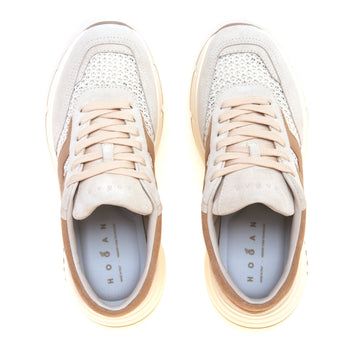 Sneaker Hogan Hyperlight in camoscio e tessuto retinato 3D - 5