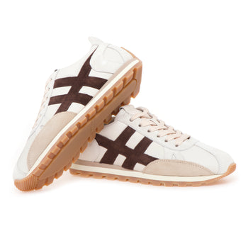 Sneaker Hogan 86er in pelle e camoscio - 4