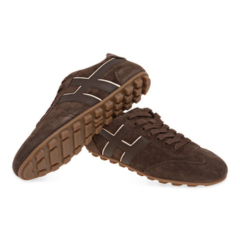 Sneaker Hogan H-Football H693 in camoscio - 4