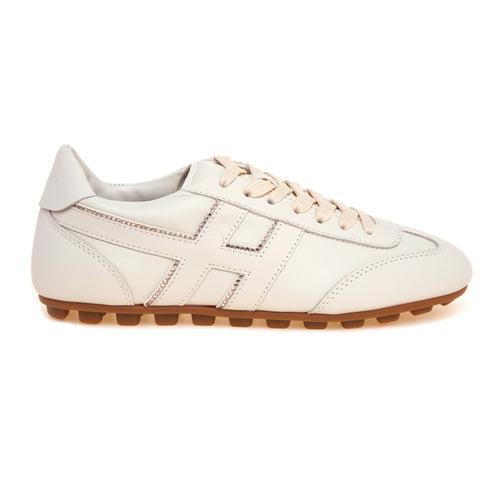 Sneaker Hogan H693 H-football in pelle con profili in strass - 1